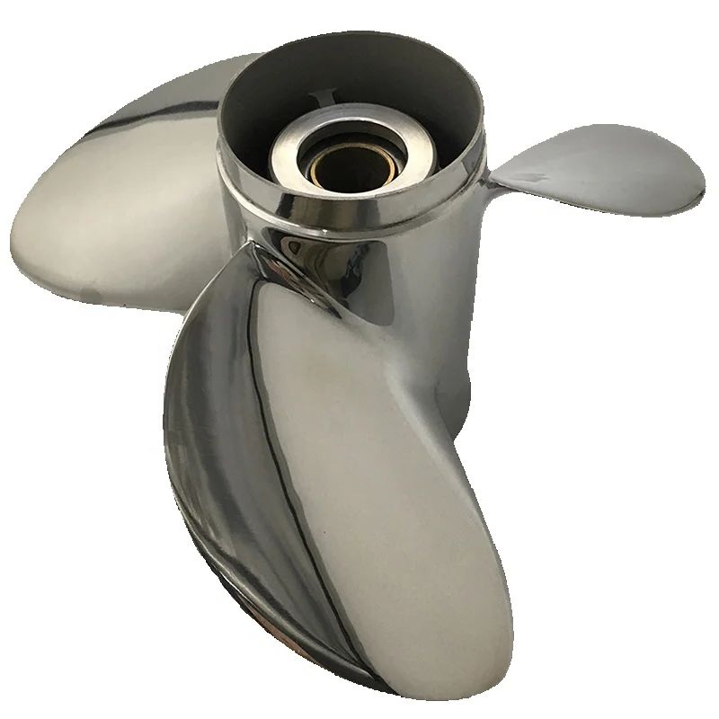 Outboard Motor Propeller Stainless - BoatMan ® Edelstahl-Propeller Bootszubehör Marine-Teile 12