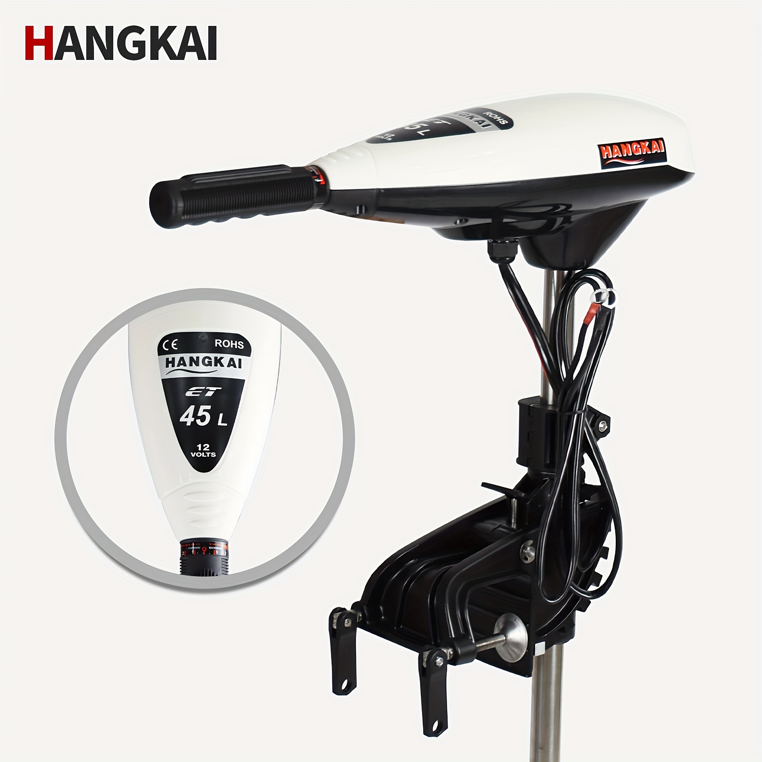 Electric Outboard Motor 3Hp - KOETSU HANGKAI 55/65 LBS Schub-Elektro-Trolling-Motor, 12