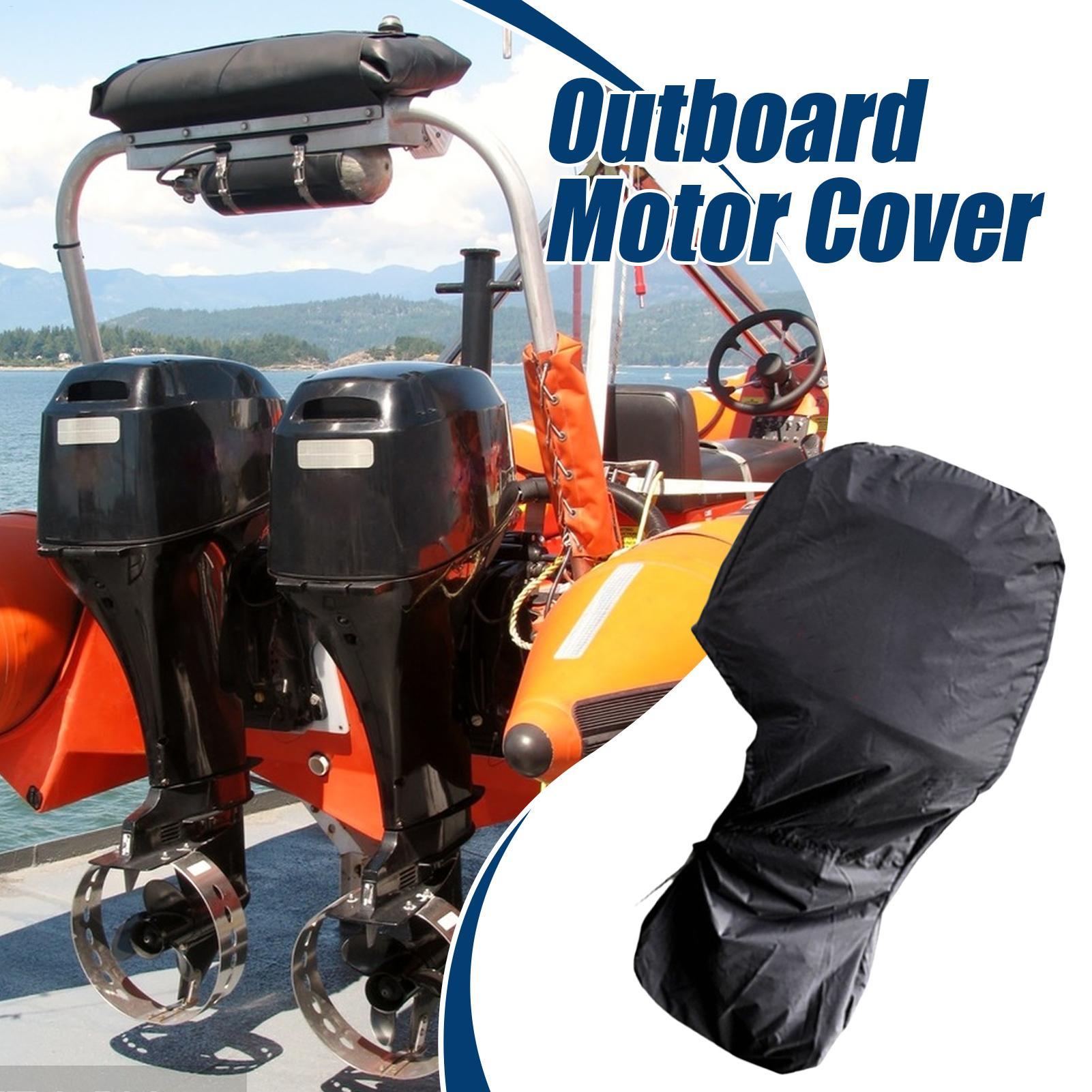Outboard Motor Cover Waterproof - Außenbordmotor-Abdeckung, 210D Außenbordmotor-Abdeckung, passend für Stromversorgung