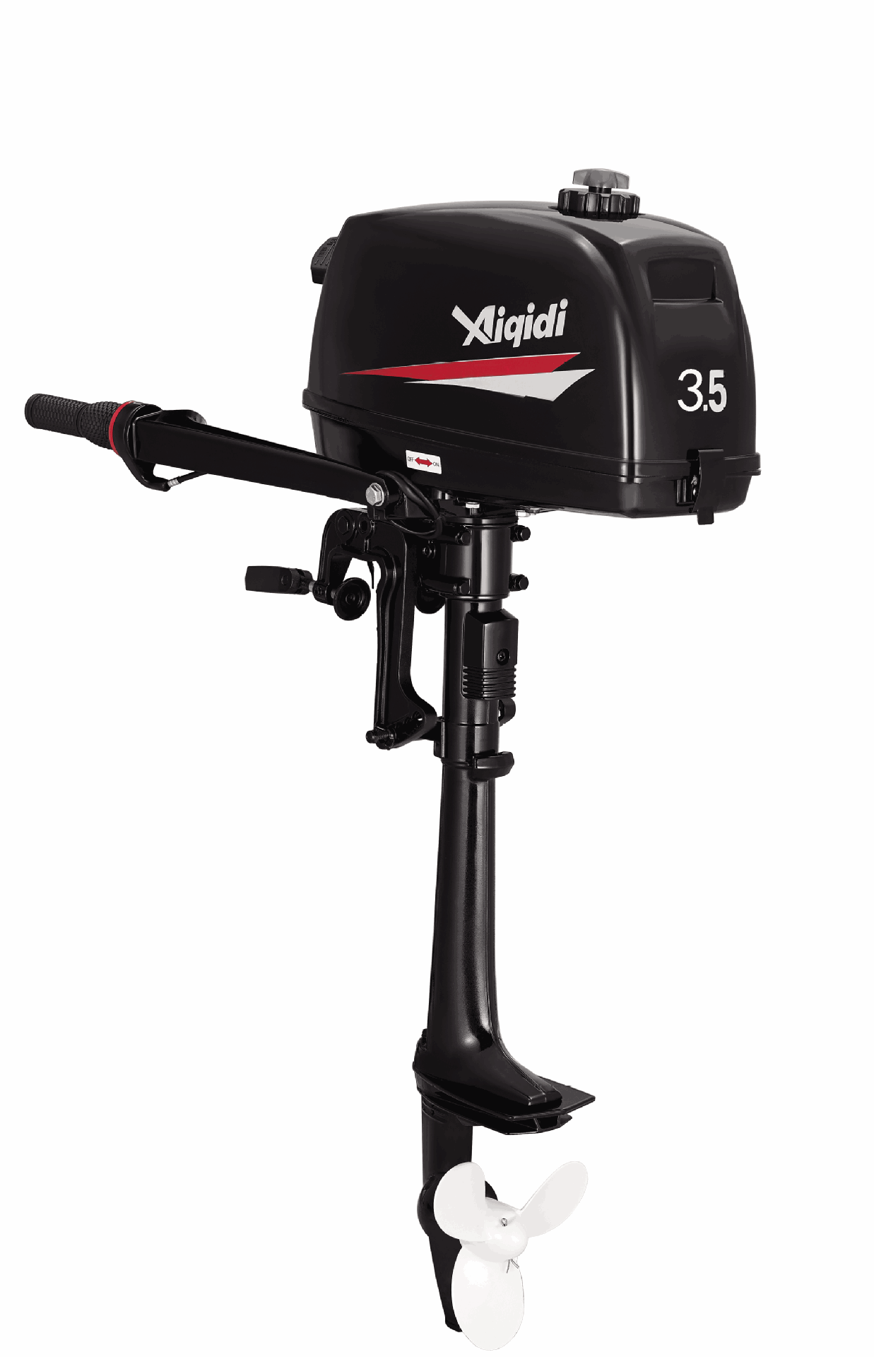 Electric Outboard Motor 3Hp - Neu Eingetroffen Aiqidi 2-Takt 3,5 PS