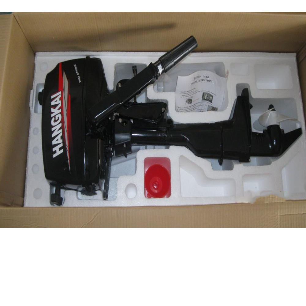 Electric Outboard Motor 3Hp - Hangkai 6 PS 2-Takt-Außenbordmotor für Angelboote,
