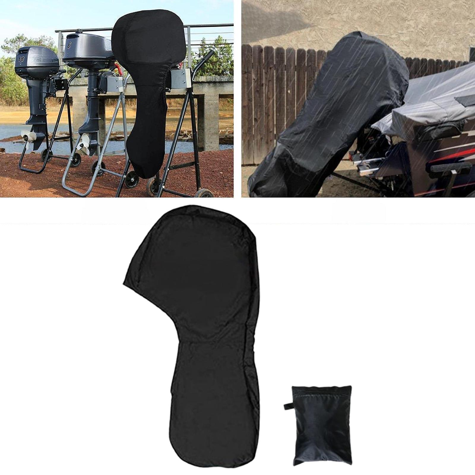 Outboard Motor Cover Waterproof - Winddichter Außenbordmotor-Schutz, wasserdichte Abdeckung aus Oxford-Gewebe,