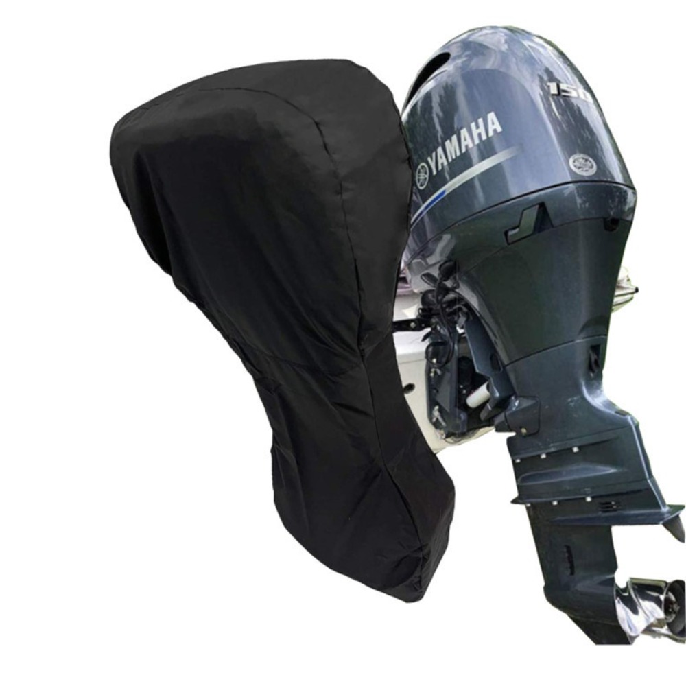 Outboard Motor Cover Waterproof - Motorabdeckungsschutz, wasserdicht, vollständige Außenbordmotorabdeckung, strapazierfähig, licht-