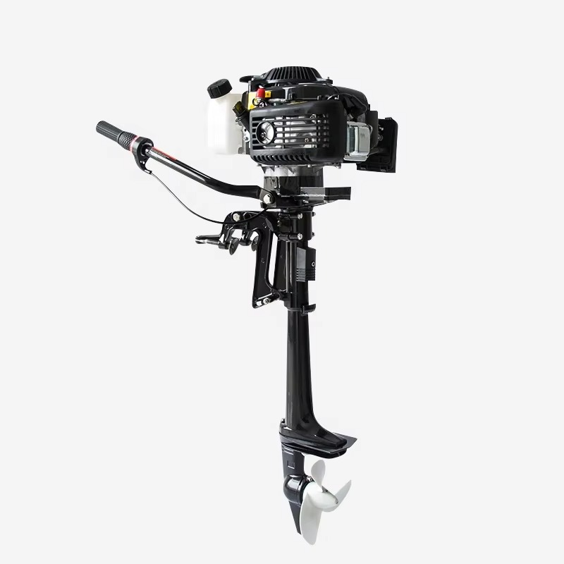 Electric Outboard Motor 3Hp - Hangkai 4-Takt 4PS luftgekühlter Außenbordmotor für