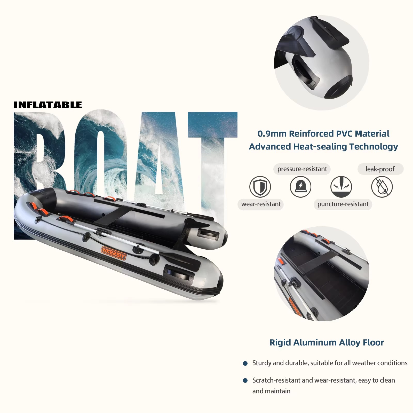 Sport-Schlauchboot aus Alumini – Inflatable Boat 3.3M Pvc Bewertung und Preis
