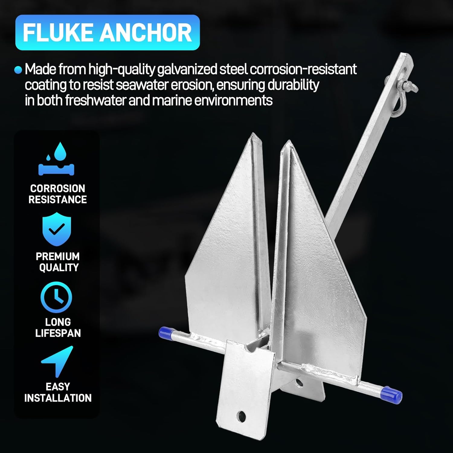 Hochbelastbares Bootsanker-Set – Boat Anchor Kit Galvanized Bewertung und Preis