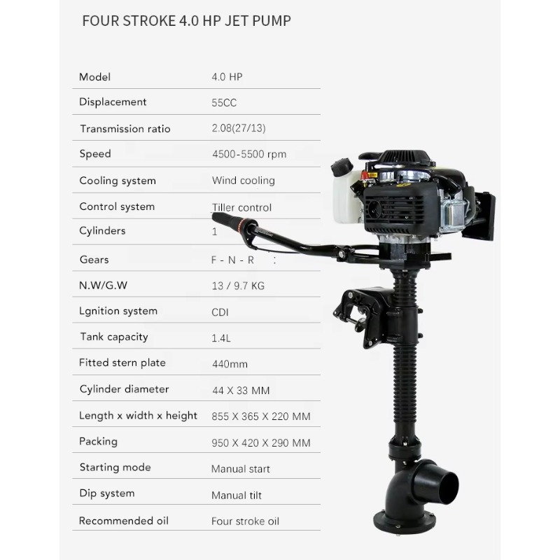 Hangkai 4-Takt 4PS luftgekühlt – Electric Outboard Motor 3Hp Bewertung und Preis